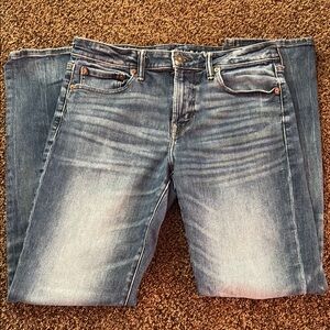 American Eagle Outfitters Men's Faded Blue Jeans